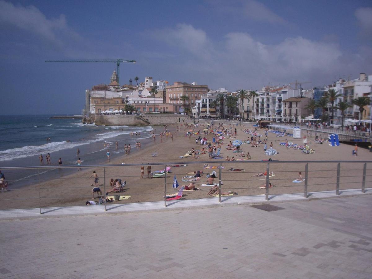 Apartamento Con Oficina Y Vistas Al Mar Sitges Exteriör bild